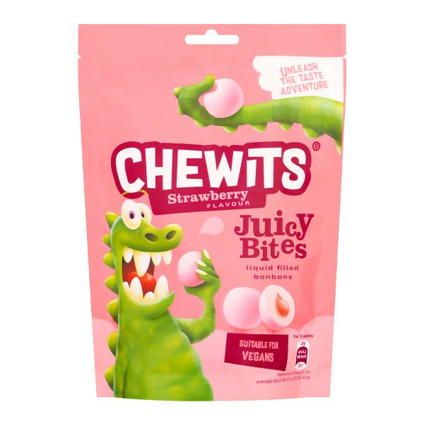 ស្ករទន់ៗ Chewits Strawberry Juicy Bites 115g