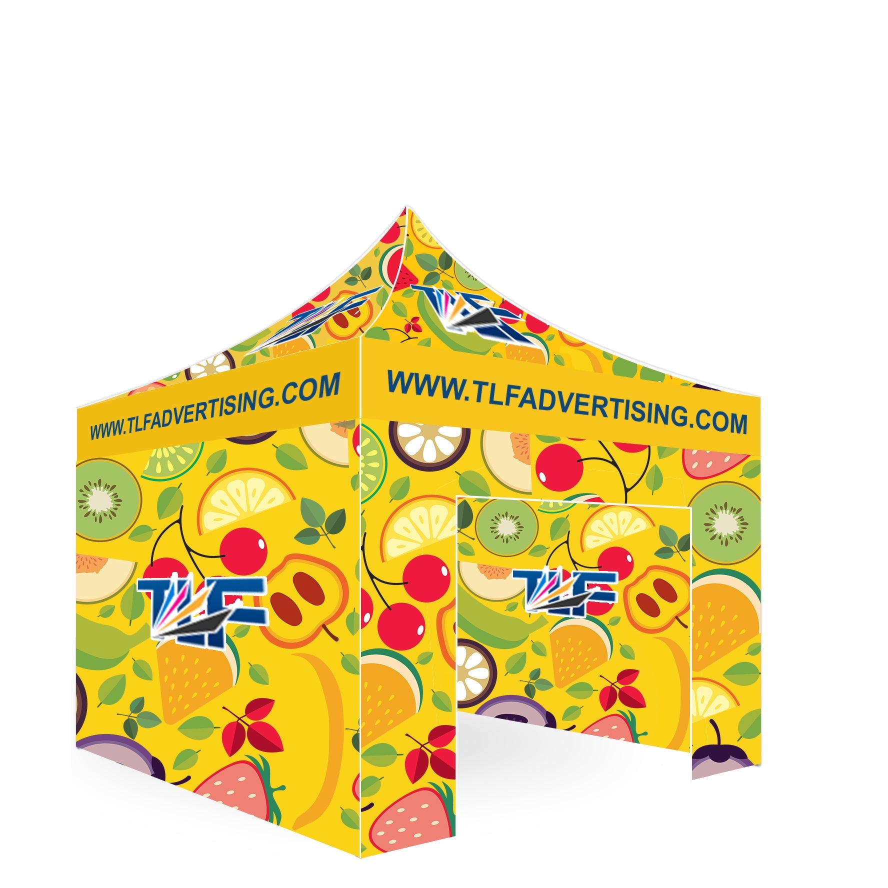 USA Free Shipping package #11 10x10 Tent (Frame +Printed Top+4 *Double sided printed full wall )