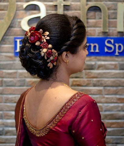 Stylish Hairstyles that Complement Any Kind of Saree