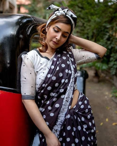 Vintage Saree Drape Style
