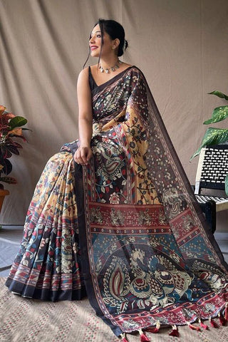 Kalamkari Saree