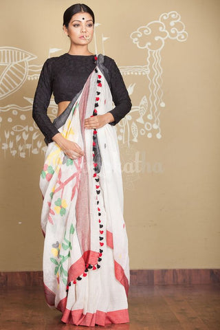 Kunbi saree draping style