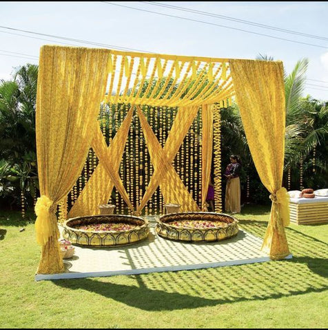 Marigold Haldi Decorations