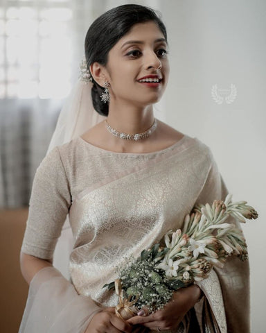 white saree