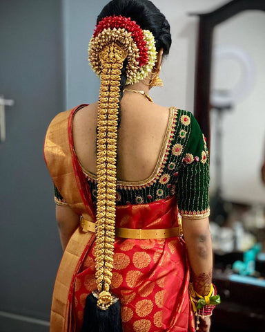 red saree