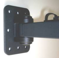 Rear view of the DW120B Monitor Wall Mount Arm's base
