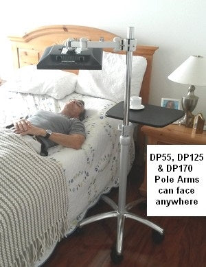 CUZZI Pole Monitor Arm can face in all diections