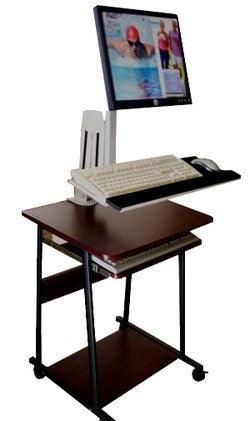 Articulated LCD Monitor and Keyboard Desk and wall arm