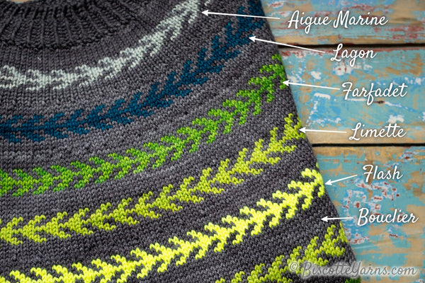 free sweater pattern Seascape