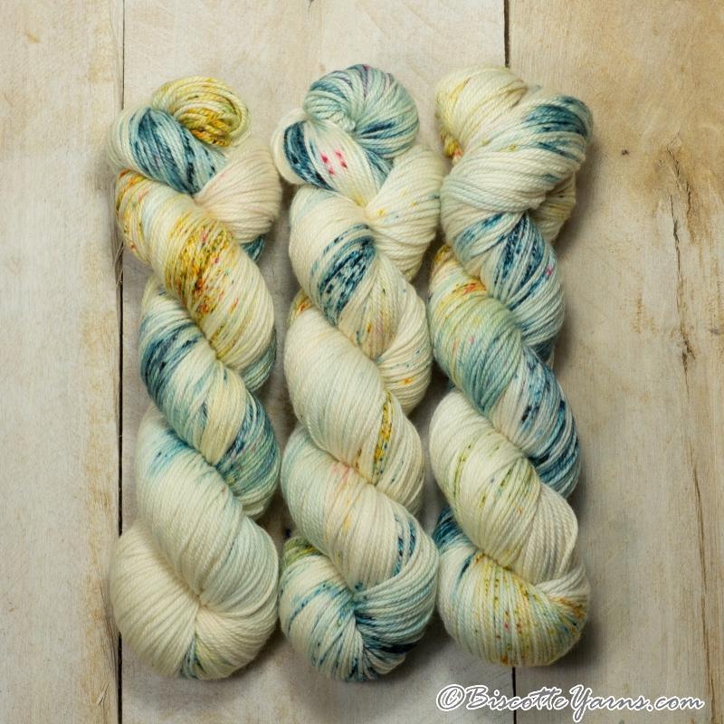 DK PURE  SPECKLED dk weight yarn NIGHTINGALE – Biscotte Yarns