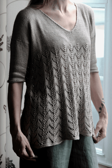 Grace Silk Tee | Free Knitting Pattern – Biscotte Yarns