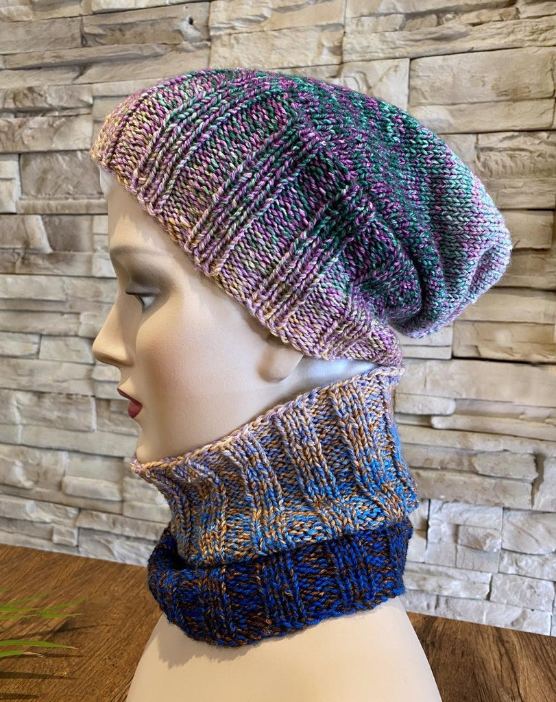 AVATAR - Hat & Neck Warmer free knitting pattern – Biscotte Yarns