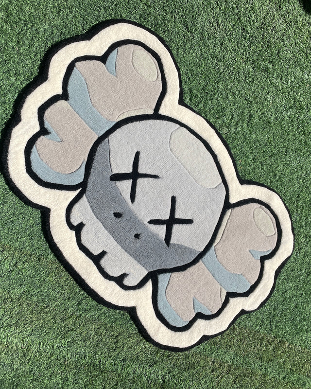 Picture of KAWS HEAD-GREY RUG