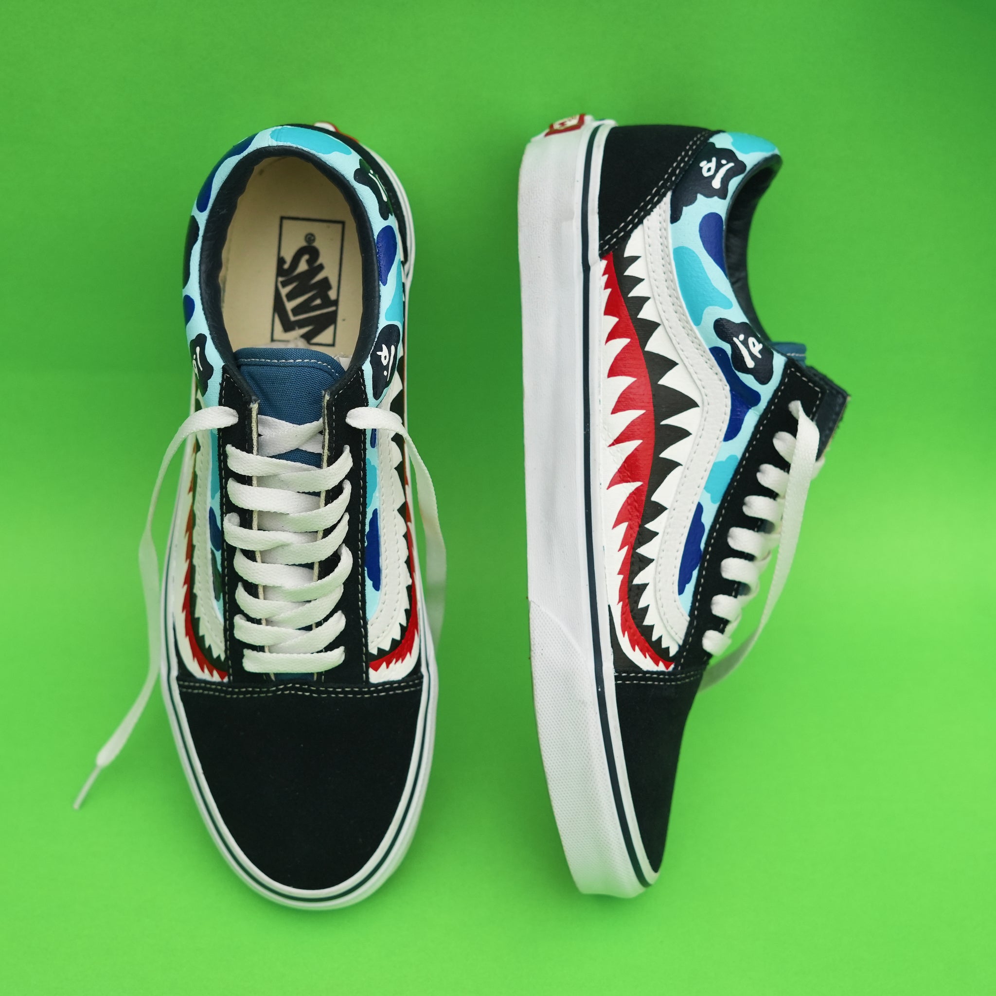 Shark Teeth Vans · Md Customs 