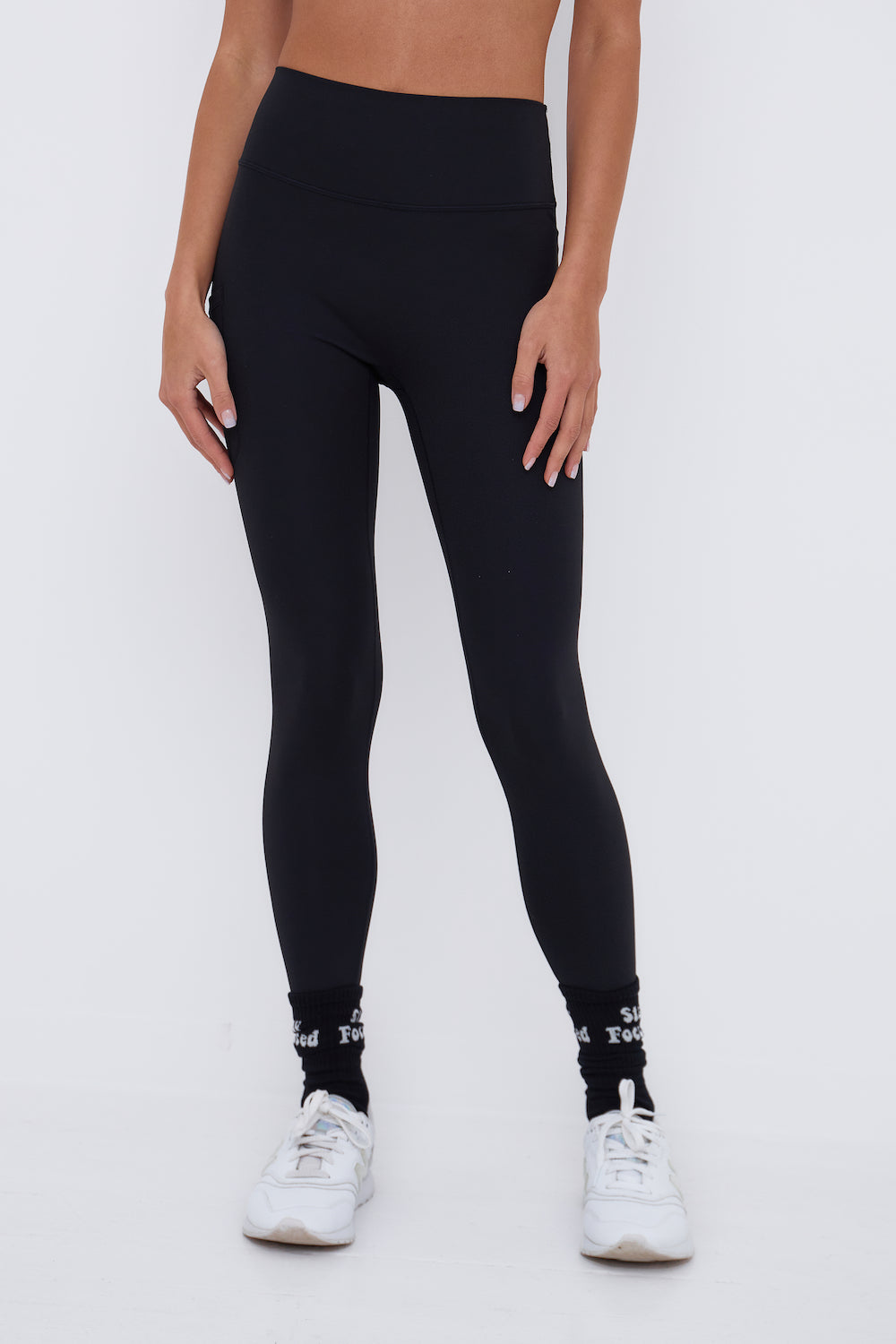 Ultra Stretch Rib Leggings with side pocket, Stone – Sundry