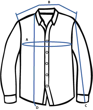 Sizing Chart: Traditional Fit Shirts – EveniPacific