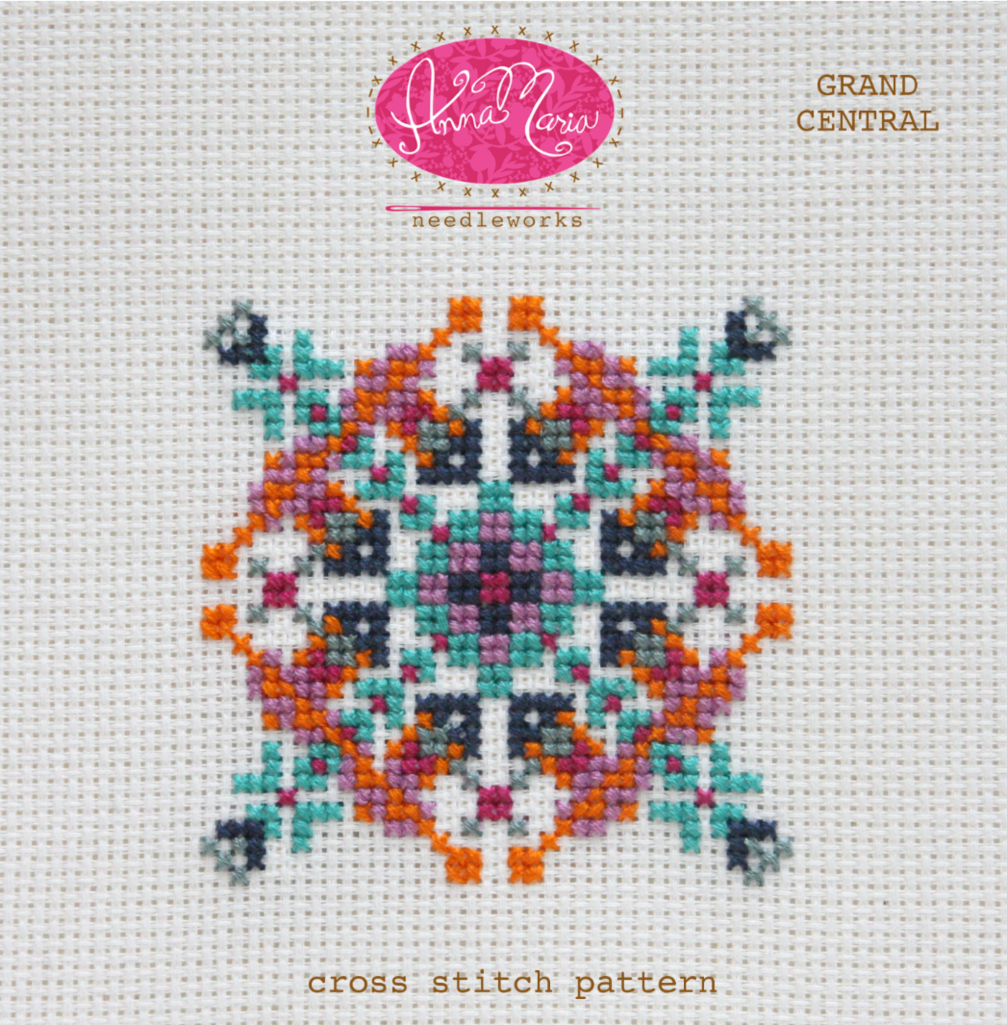 Oblivion by Anna Marine Modern Cross Stitch Art Kit 