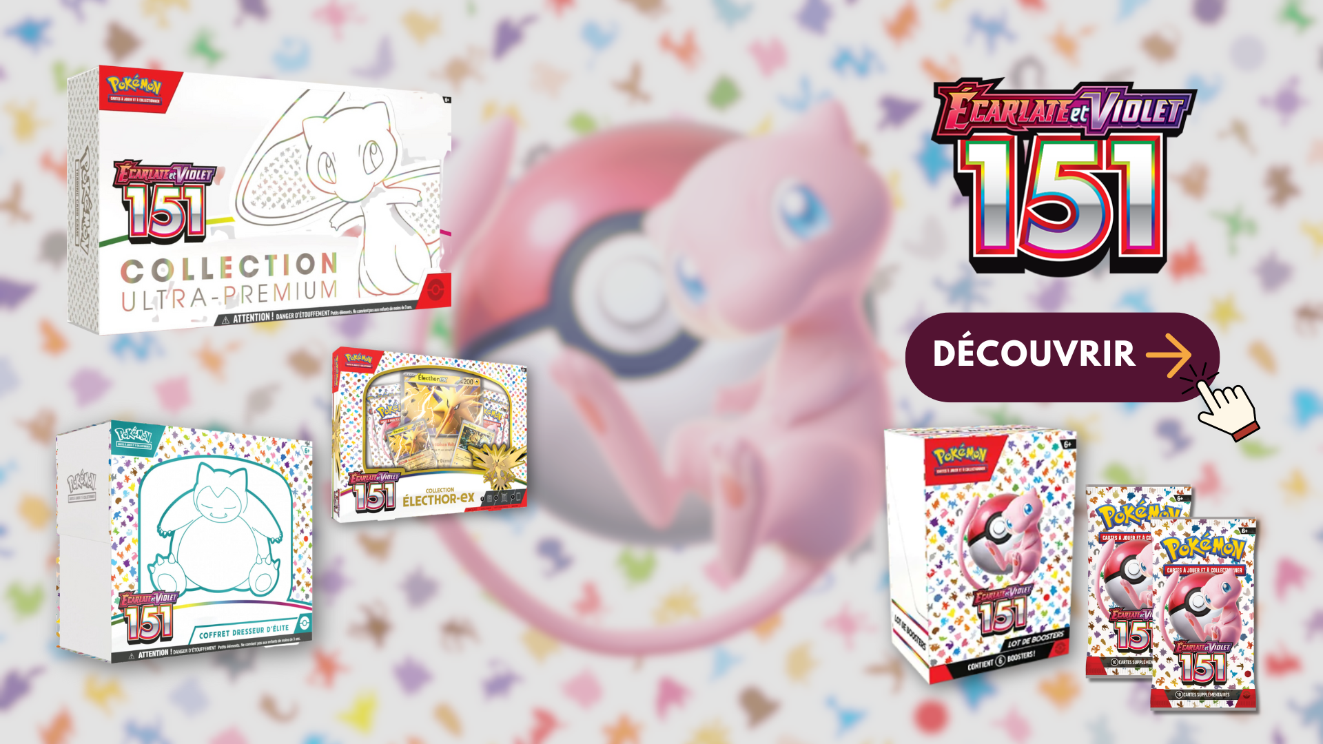 Coffret Ultra Premium Pokémon EV3.5 - Écarlate et Violet 151