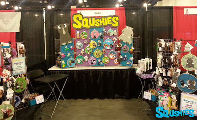 squshies designercon display