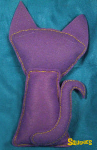 felt cat plush