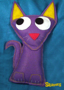 felt cat plush