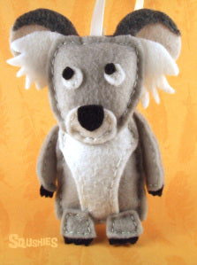 Felt Koala Ornament