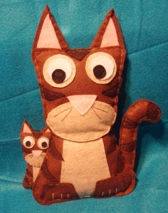 felt cats