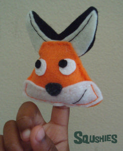 felt animal finger puppet