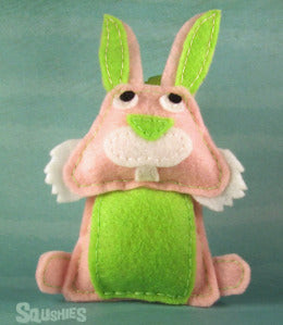 felt bunny ornament