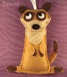 squshies felt animal meerkat