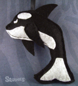 felt animal  orca killer whale squshies