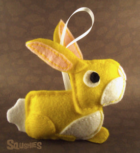 felt animal bunny ornament