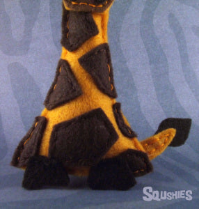 felt animal giraffe ornament