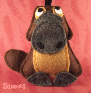 squshies felt animal platypus