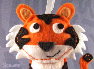 felt tiger squshies