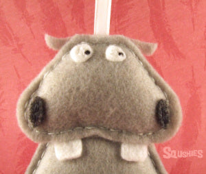 felt animal hippo