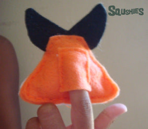 Squshies felt animal finger puppet