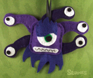 squshie felt monster beholder