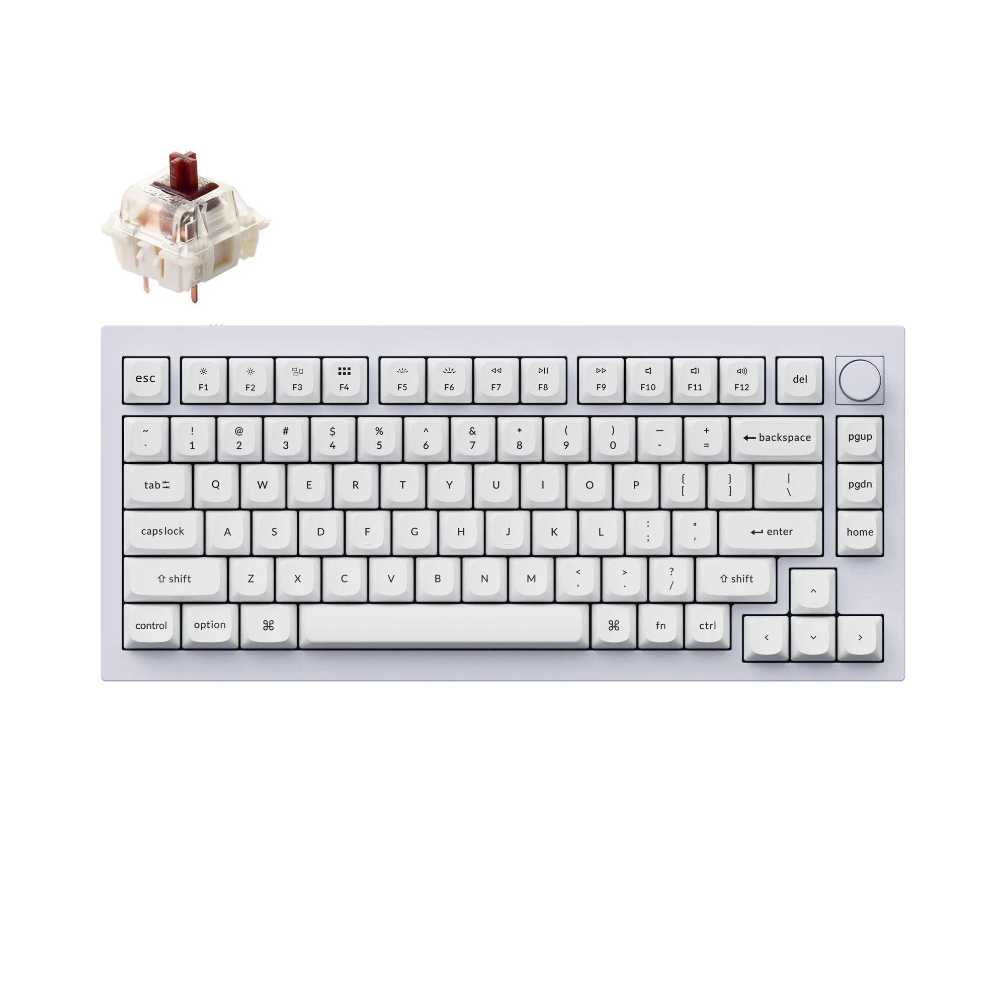 [Keychron] Q1 QMK Custom Mechanical Keyboard Version 2 (75%)