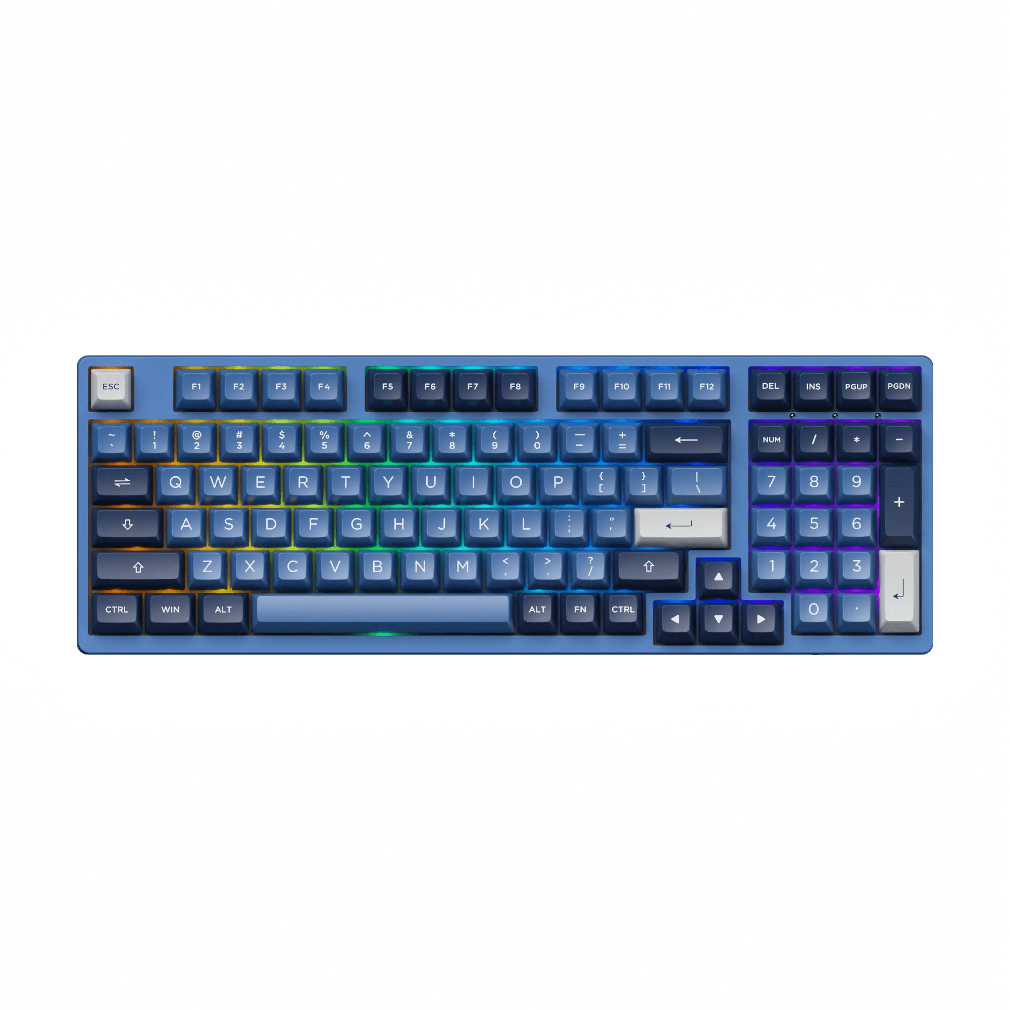 Akko 3098B Ocean Star RGB Hot-Swap Wireless Mechanical Gaming Keyboard (96%) - Meow Key