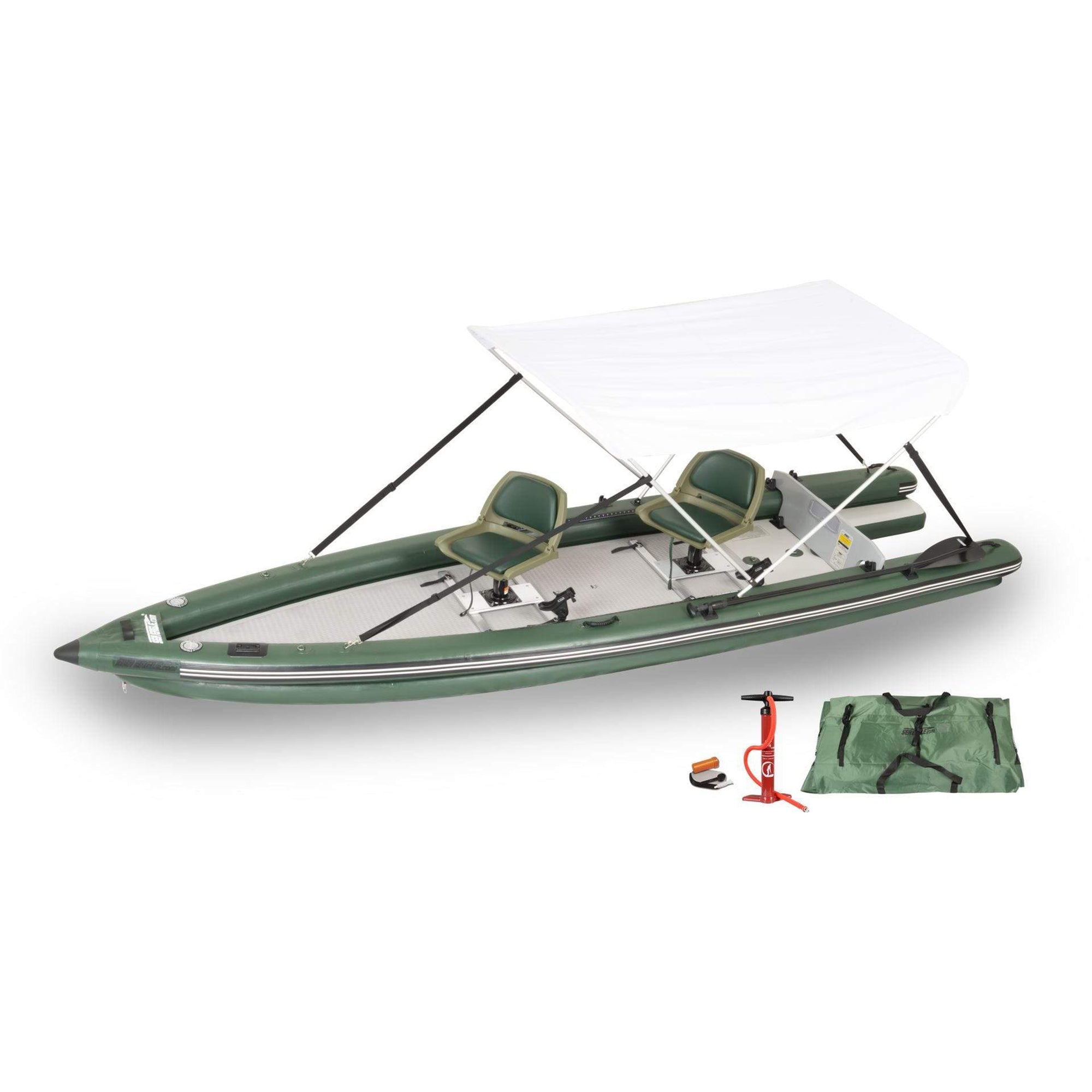 Sea Eagle 437PS Paddleski Swivel Seat Inflatable Catamaran Boat