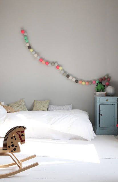 string lights in nursery