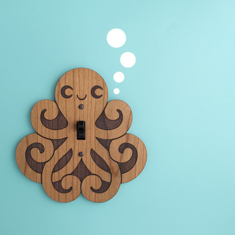 Octopus Light Switch Cover