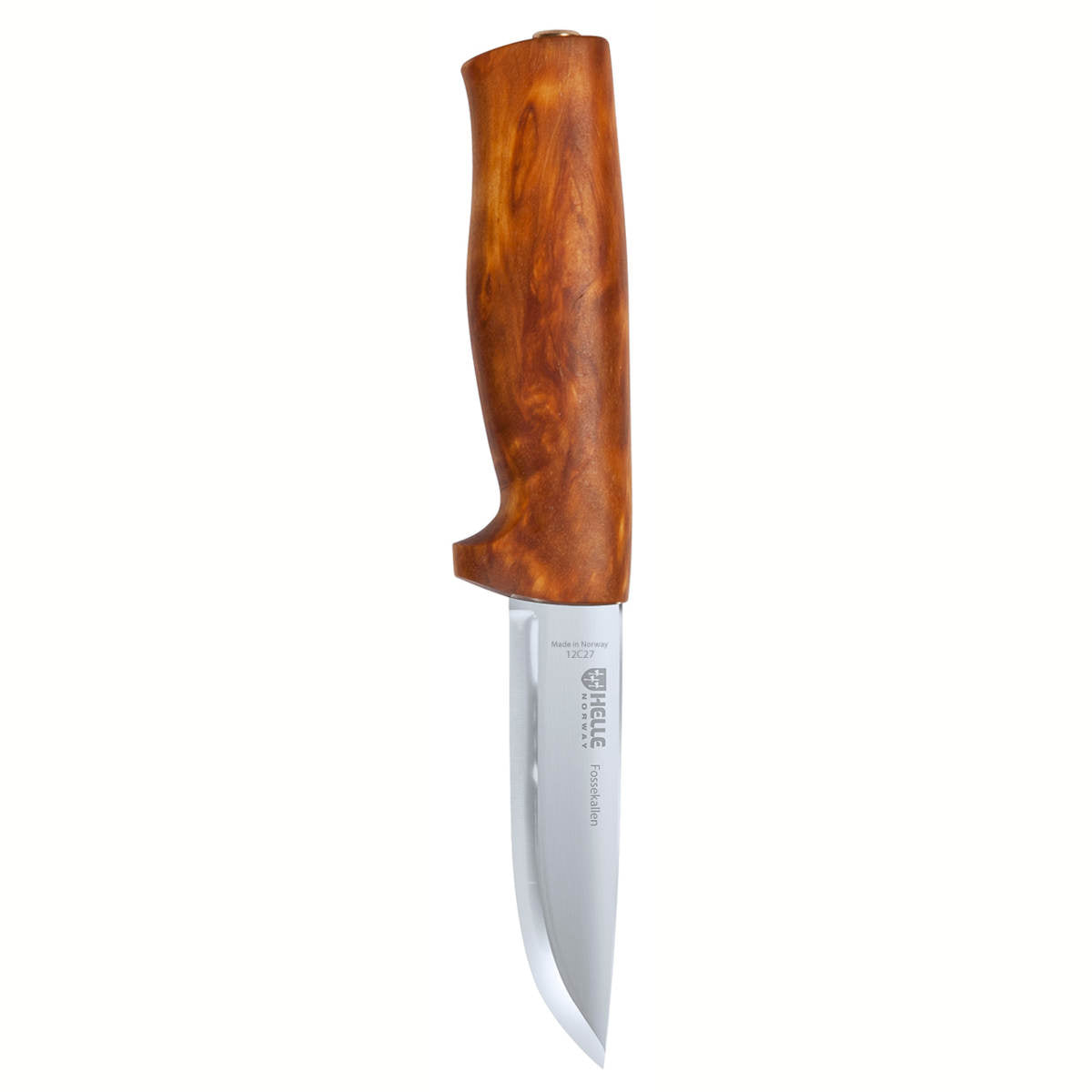 Helle Alden 4.1 Fixed Blade Knife Curly Birch – Uptown Cutlery