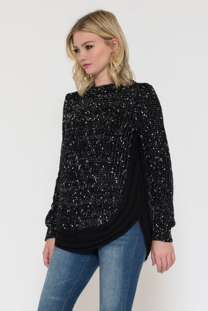 Black Marble Sweater for Tall Women and Tall girls – THE HEIGHT