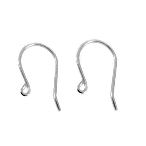 ER966-14k Yellow Gold 15mm Shepherd Hook Ear Wires (Pair)