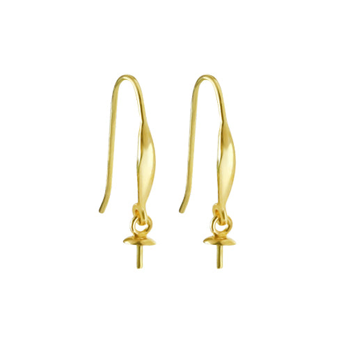 14K Gold Plated Earring Hooks – Wholesale Beads