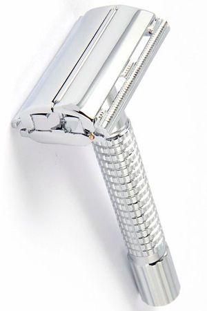 TIMOR double edge safety razor chrome 80mm handle