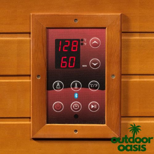 Dynamic Indoor Bergamo Sauna Full Control Panel