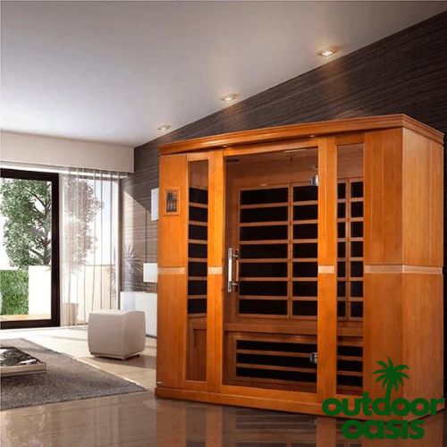 Dynamic Bergamo 4 Person Sauna Inside in Living Room